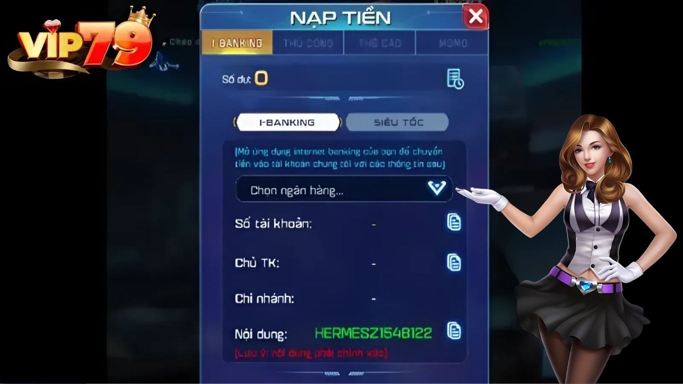 Điều kiện nạp tiền Vip79 cơ bản cần nắm